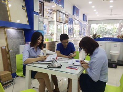 Chia sẻ khách hàng sau khi mua gạch ốp lát dịp khuyến mãi hè 2018 tại Hải Linh