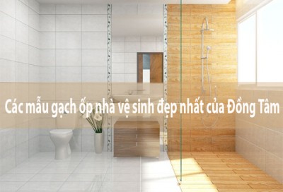 Các mẫu gạch ốp nhà vệ sinh đẹp, ấn tượng nhất 2021 của Đồng Tâm