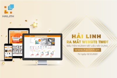 Hailinh.vn - Website TMĐT đầu tiên trong ngành vật liệu xây dựng chính thức ra mắt từ ngày 2.12.2020