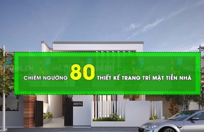 Chiêm ngưỡng 80 thiết kế mặt tiền nhà ẤN TƯỢNG NHẤT