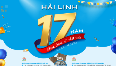 ️CHÚC MỪNG HẢI LINH 17 NĂM THÀNH LẬP (14.05.2007 - 14.05.2024)