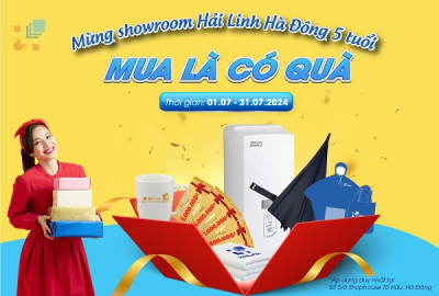 Chương trình mừng sinh nhật Showroom Hải Linh Hà Đông 5 tuổi