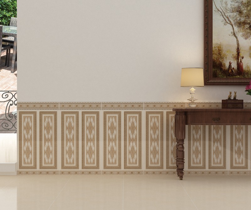 4 cách chọn gạch ốp chân tường phòng khách đẹp, cực ấn tượng