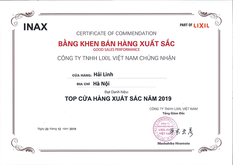 10 2019 bang khen lixil