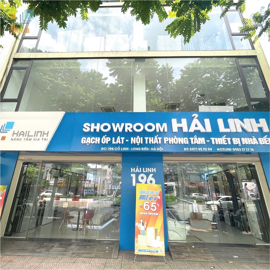 khong gian ban ngoai showroom hai linh tai co linh 1