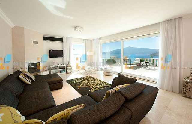 Không gian phòng khách biệt thự White Lodge, Kalkan, Thổ Nhĩ Kỳ