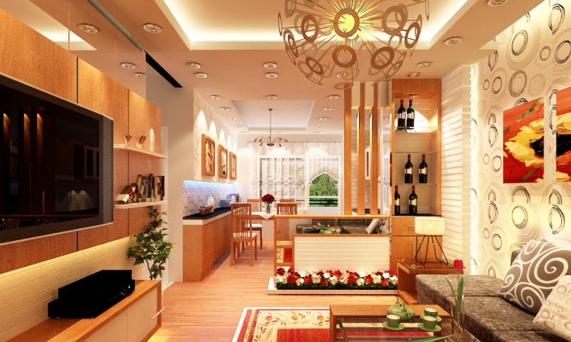 bat mi cach trang tri phong khach don tet cho mot nam nhieu may man 6