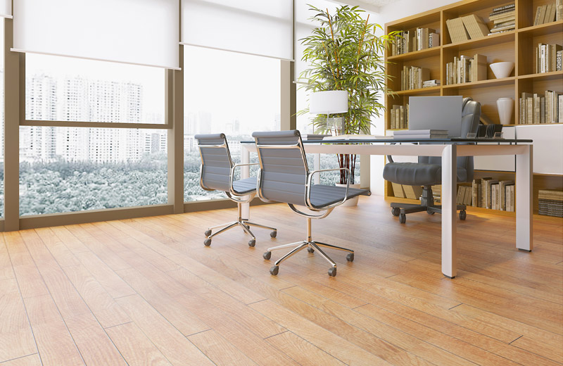 Một nét dung dị mà hiện đại cho phòng làm việc với gạch lát nền vân gỗ đậm chất Rustic bo suu tap 1380 go san 004