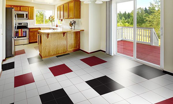 Gạch men Đồng Tâm 428 thích hợp làm gạch lát nền cho không gian phòng bếp của gia chủ mệnh Hỏa chon gach lat nen cho nguoi menh hoa gach lat nen dong tam 428