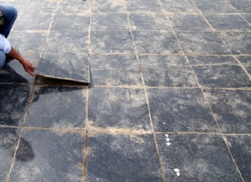 gach bi bong lop men ngoai