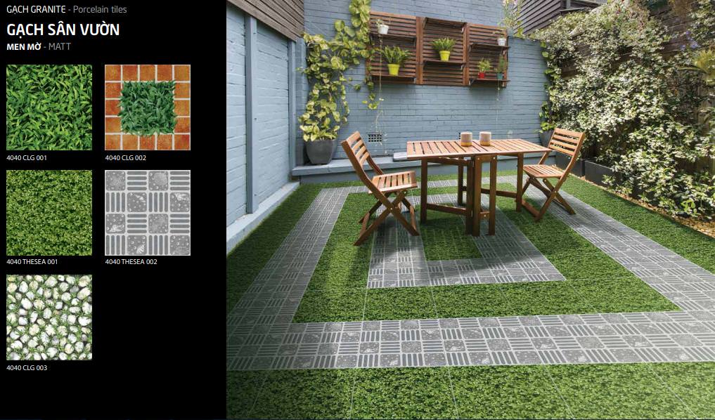 Gạch Đồng Tâm BST The Sea với kích thước 40x40 