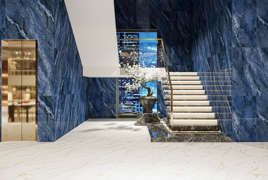 Gạch khổ lớn ốp tường phòng khách Đồng Tâm 60120LANGBIANG005-FP-H+