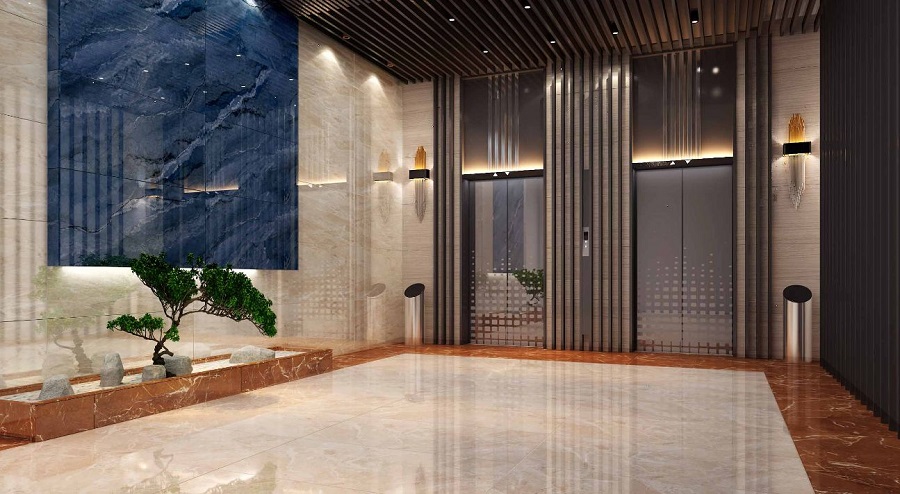 gạch ốp tường phòng khách