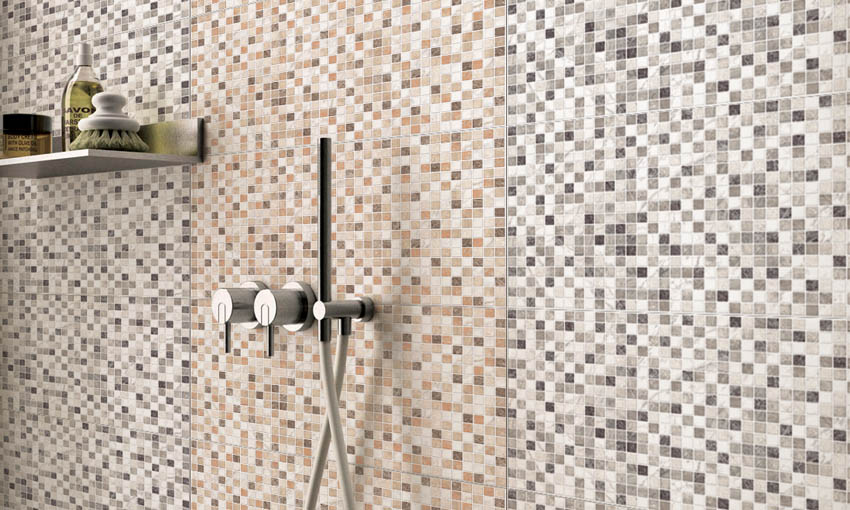 Gạch ốp tường nhà tắm đẹp 2560MOSAIC001