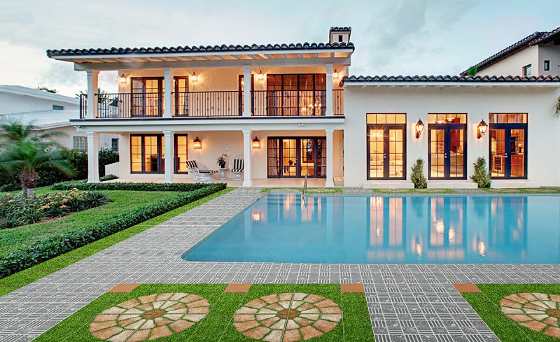 gach lat dong tam san vuon