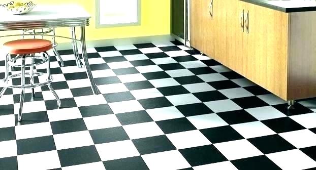 Gạch lát nền caro đen trắng