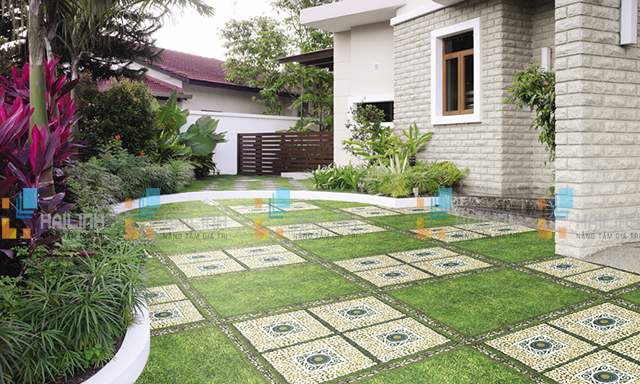 Gạch sân vườn Đồng Tâm