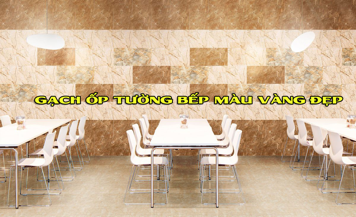 gach op tuong bep mau vang dep 1