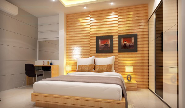 Gạch ốp tường nhà phố gạch lát nền phòng ngủ nhà phố