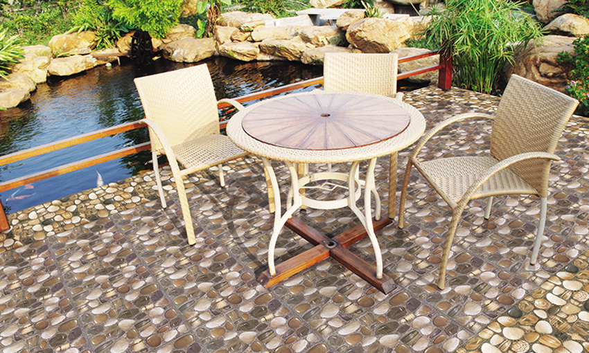 Gạch lát nền màu nâu DTD4040TRUONGSA001