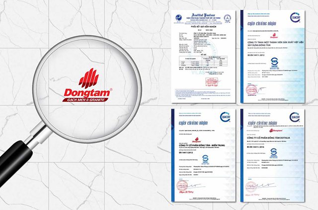 tieu chuan chung nhan gach dong tam