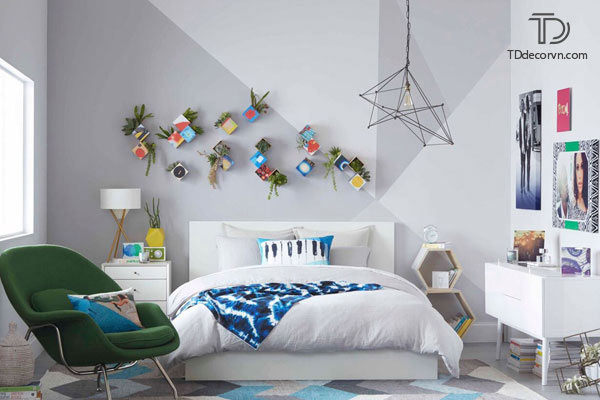 Trang trí phòng ngủ bằng đồ handmade