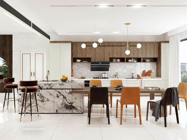 Gach Dong Tam 100DONGVAN003-FP-H+ mau trang