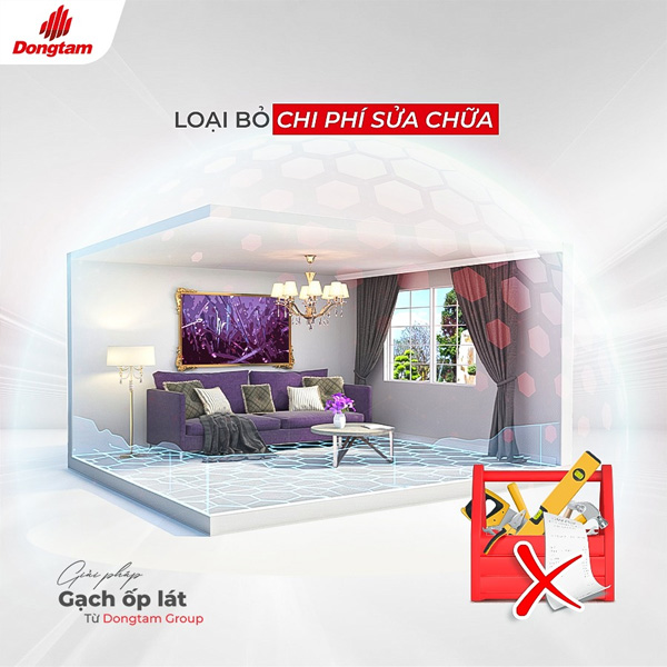 Gach Dong Tam tiet kiem chi phi